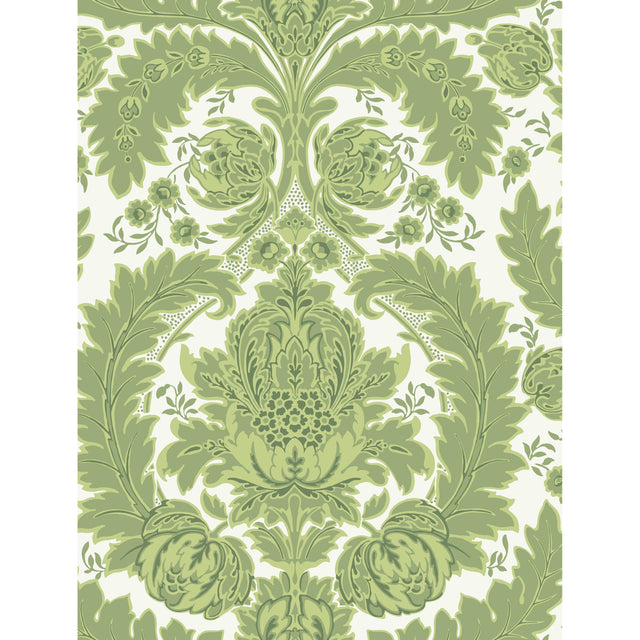 Cole & Son COLERIDGE GREEN AND IVORY Wallpaper