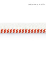 Scalamandre Zig Zag Cord Coral Trim