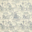 Schumacher Bassano Embroidered Toile Delft Fabric