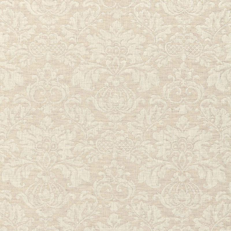 Schumacher Montisi Linen Damask Flax Fabric