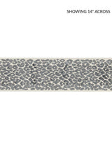 Scalamandre Leopard Velvet Tape Smoke Trim