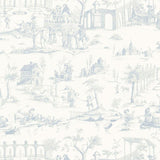 Schumacher Siena Toile Delft Fabric