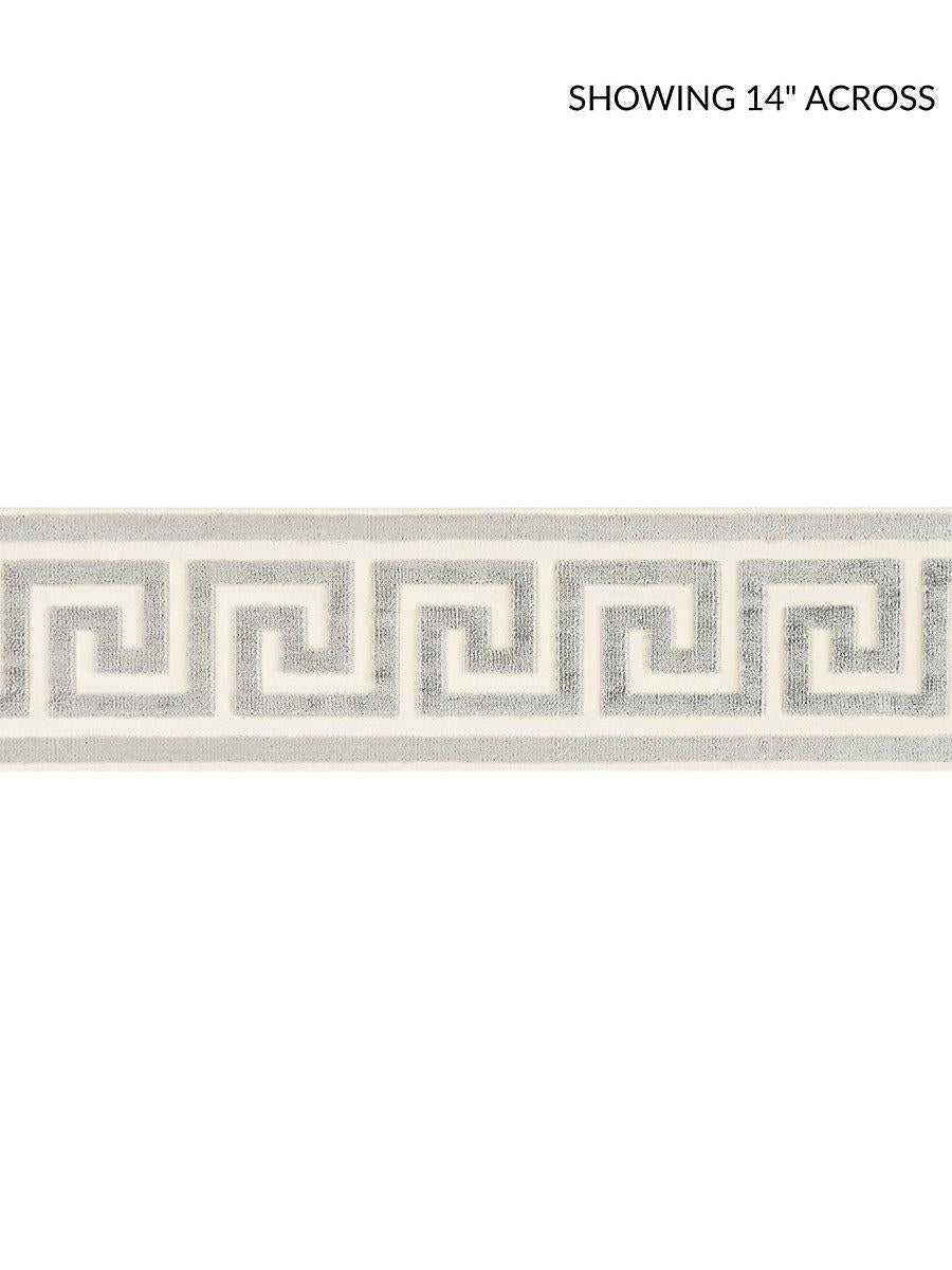 Scalamandre Greek Key Velvet Tape Smoke Trim