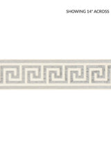Scalamandre Greek Key Velvet Tape Smoke Trim