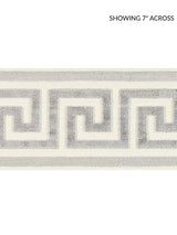 Scalamandre Greek Key Velvet Tape Smoke Trim