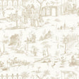 Schumacher Siena Toile Greige Fabric
