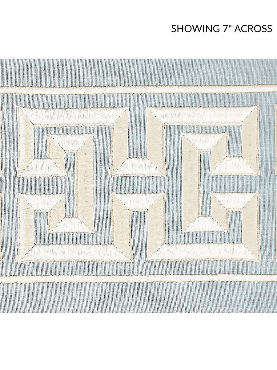 Scalamandre Imperial Embroidered Tape Sky Trim