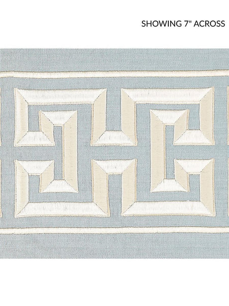 Scalamandre Imperial Embroidered Tape Sky Trim