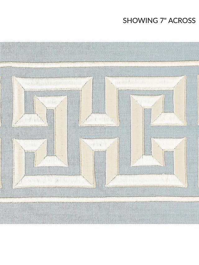 Scalamandre Imperial Embroidered Tape Sky Trim