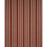 Schumacher Wellington Stripe Multi On Spice Fabric