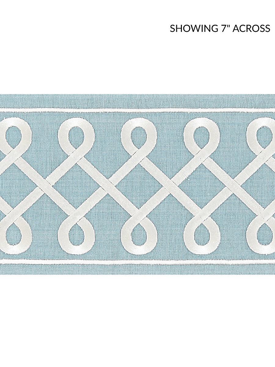 Scalamandre Soutache Embroidered Tape Sky Trim