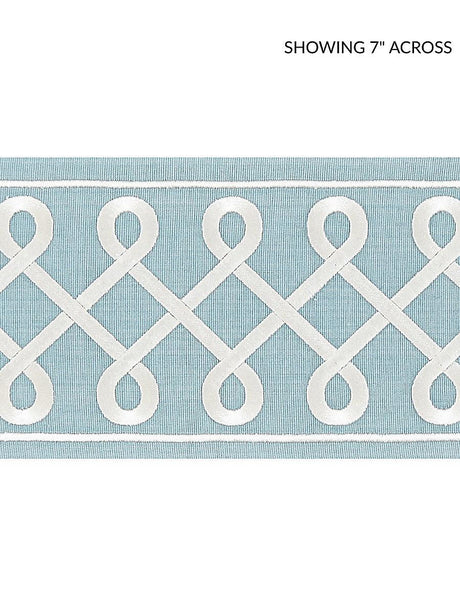 Scalamandre Soutache Embroidered Tape Sky Trim