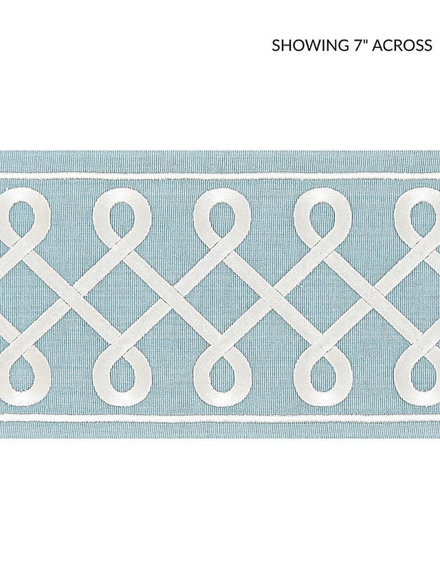 Scalamandre Soutache Embroidered Tape Sky Trim