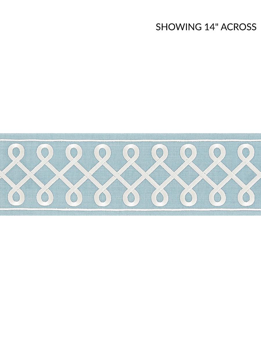 Scalamandre Soutache Embroidered Tape Sky Trim