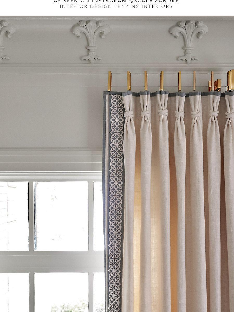 Scalamandre Celtic Embroidered Tape Mineral Trim