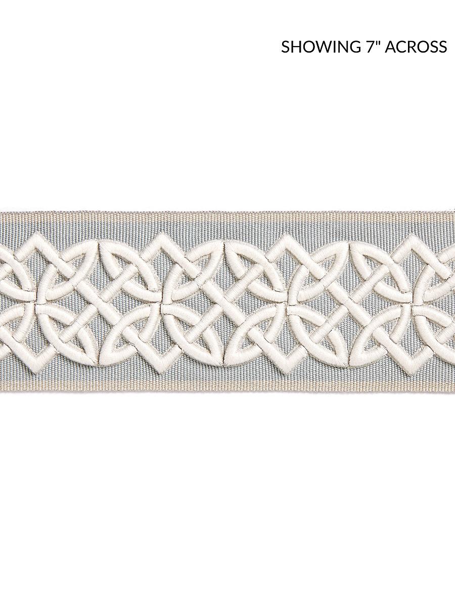 Scalamandre Celtic Embroidered Tape Mineral Trim