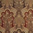 Schumacher New Castle Paisley Cranberry Fabric