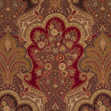 Schumacher New Castle Paisley Cranberry Fabric