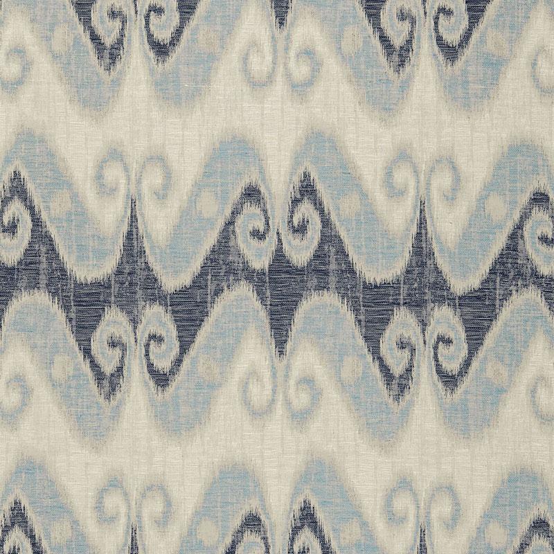 Schumacher Tali Weave Indigo Fabric