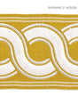 Scalamandre Guilloche Embroidered Tape Brass Trim
