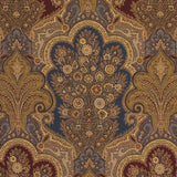 Schumacher New Castle Paisley Indigo Fabric