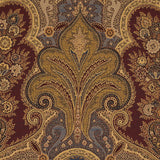 Schumacher New Castle Paisley Indigo Fabric