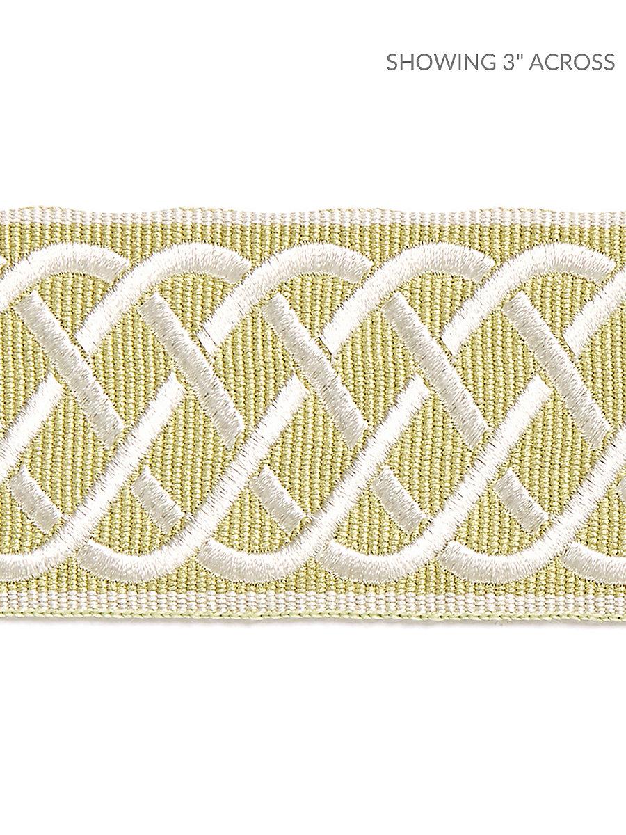 Scalamandre Helix Embroidered Tape Lettuce Trim