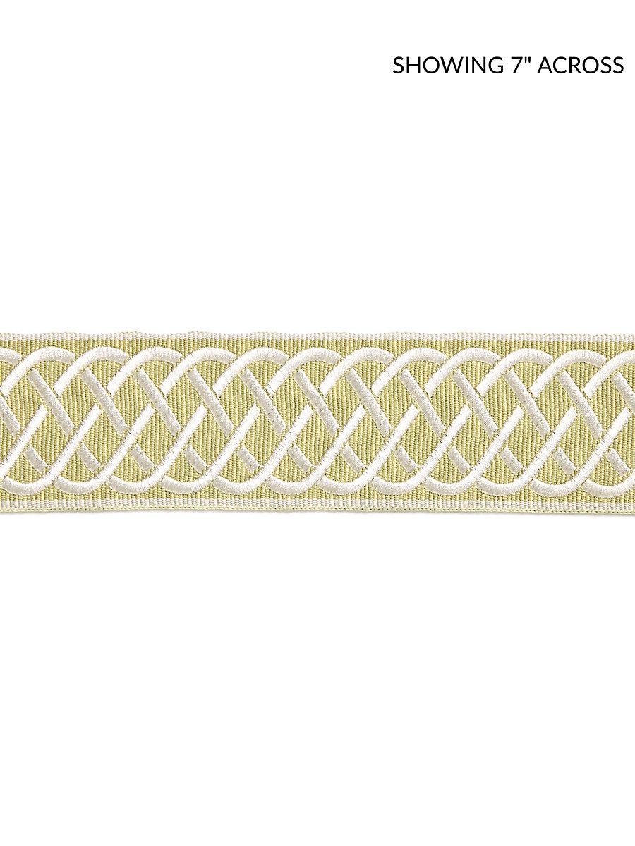 Scalamandre Helix Embroidered Tape Lettuce Trim