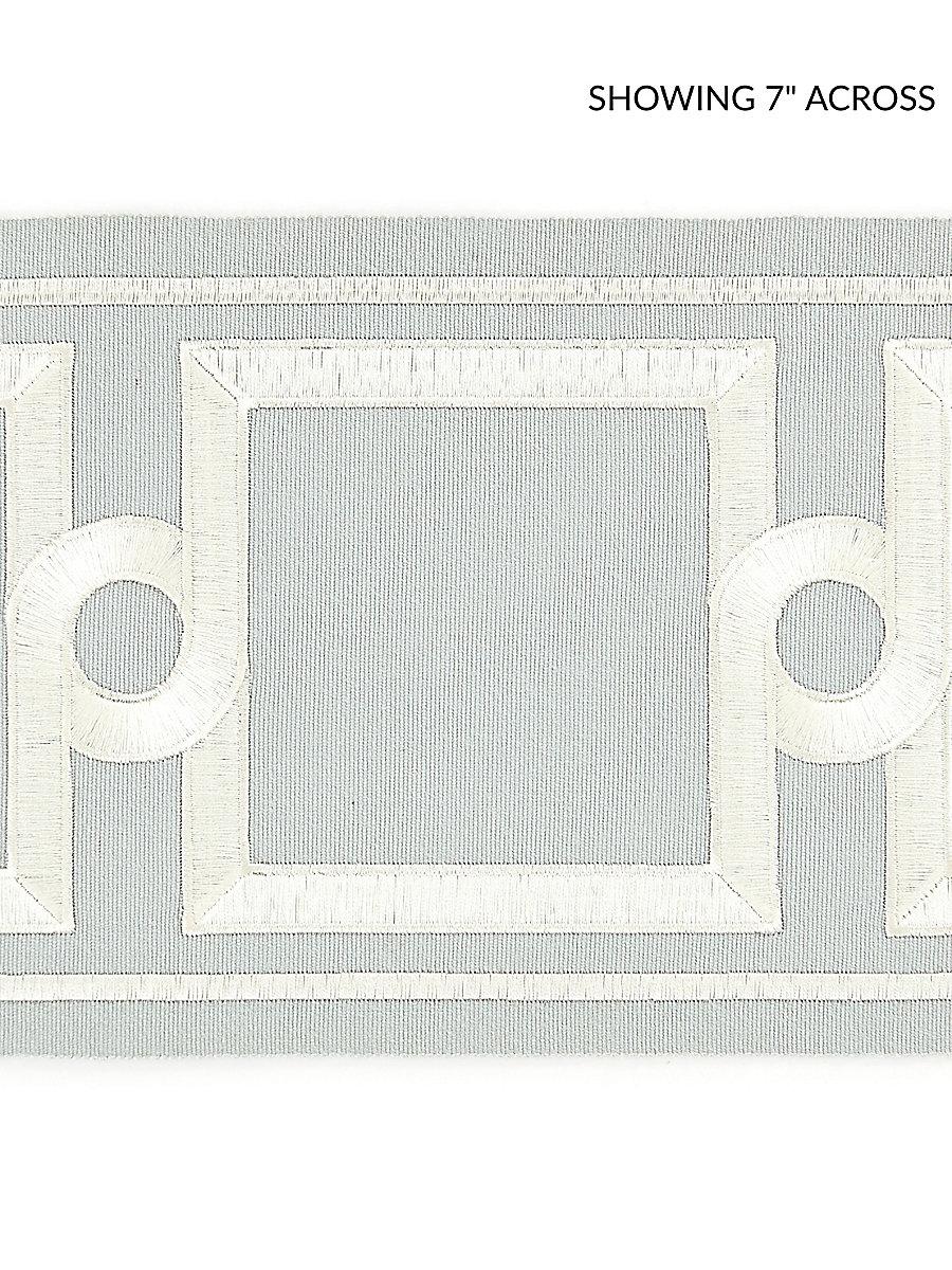 Scalamandre Square Link Embroidered Tape Rain Trim