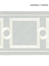 Scalamandre Square Link Embroidered Tape Rain Trim