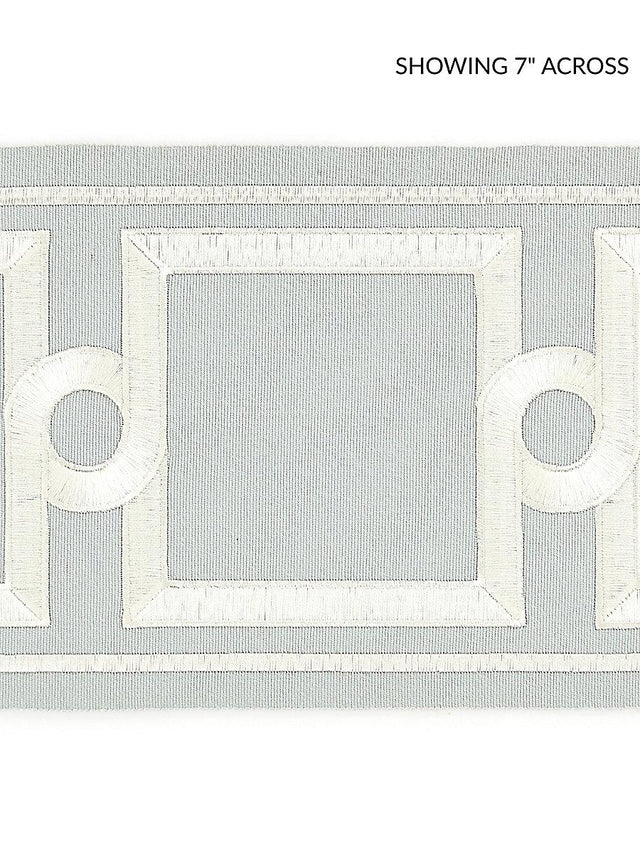 Scalamandre Square Link Embroidered Tape Rain Trim