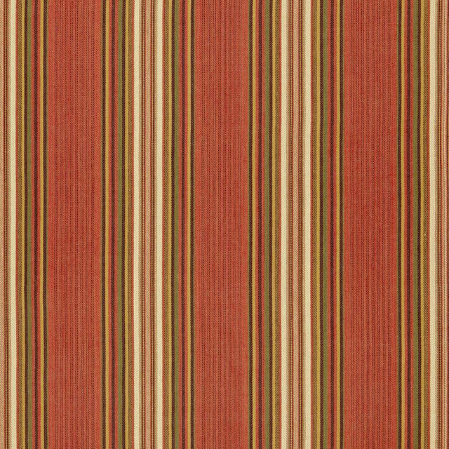 Schumacher Hamel Stripe Brick Fabric