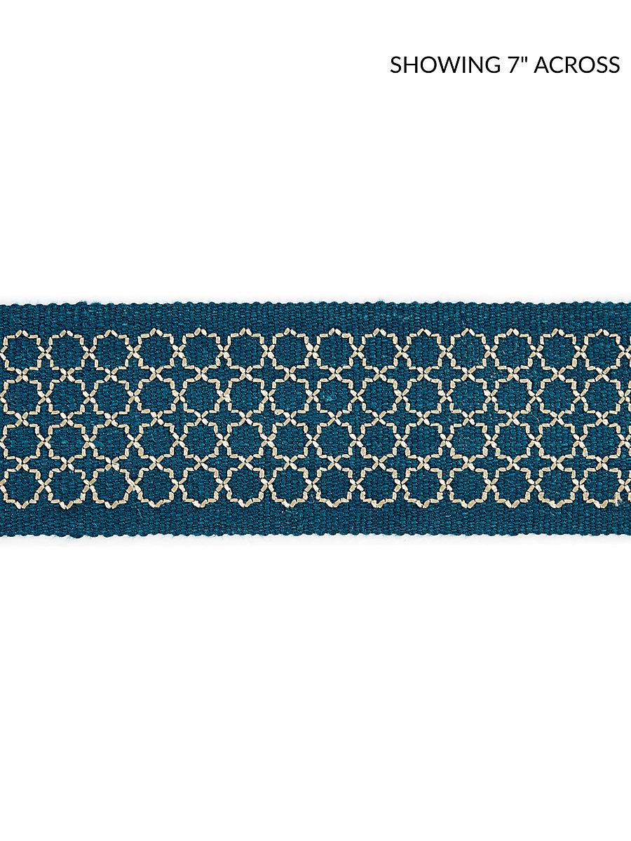 Scalamandre Seville Embroidered Tape Peacock Trim