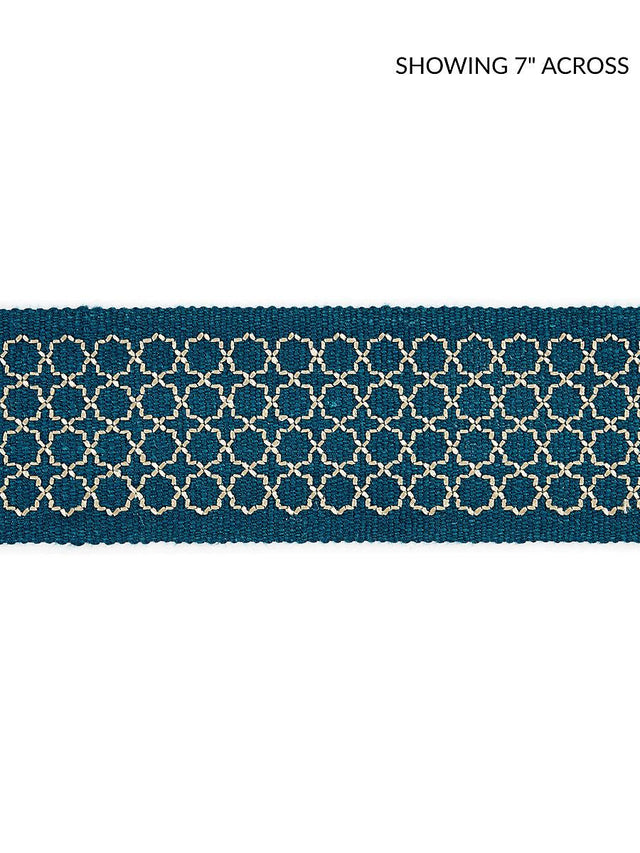 Scalamandre Seville Embroidered Tape Peacock Trim
