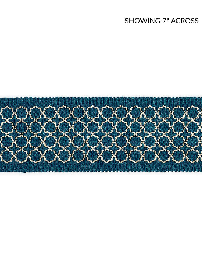 Scalamandre SEVILLE EMBROIDERED TAPE PEACOCK Trim