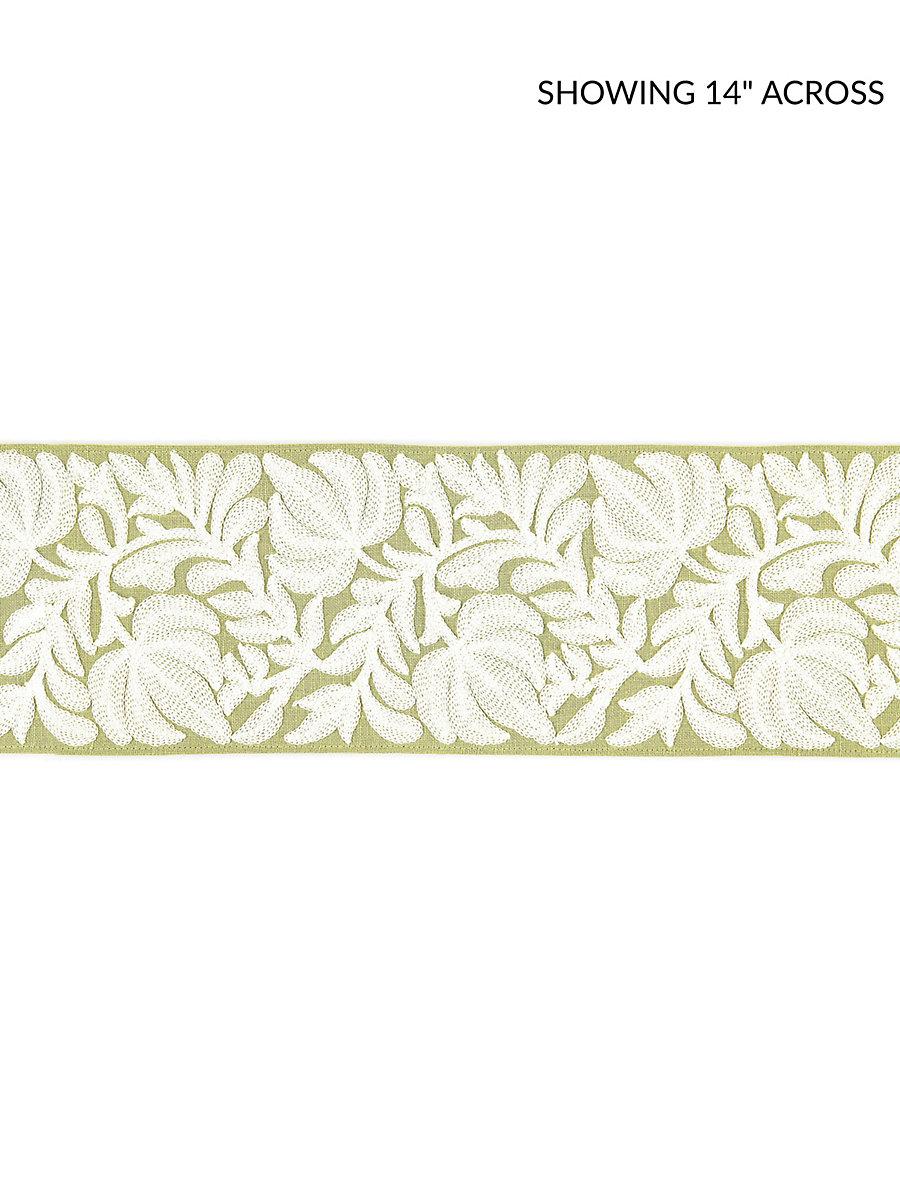 Scalamandre Coventry Embroidered Tape Celery Trim
