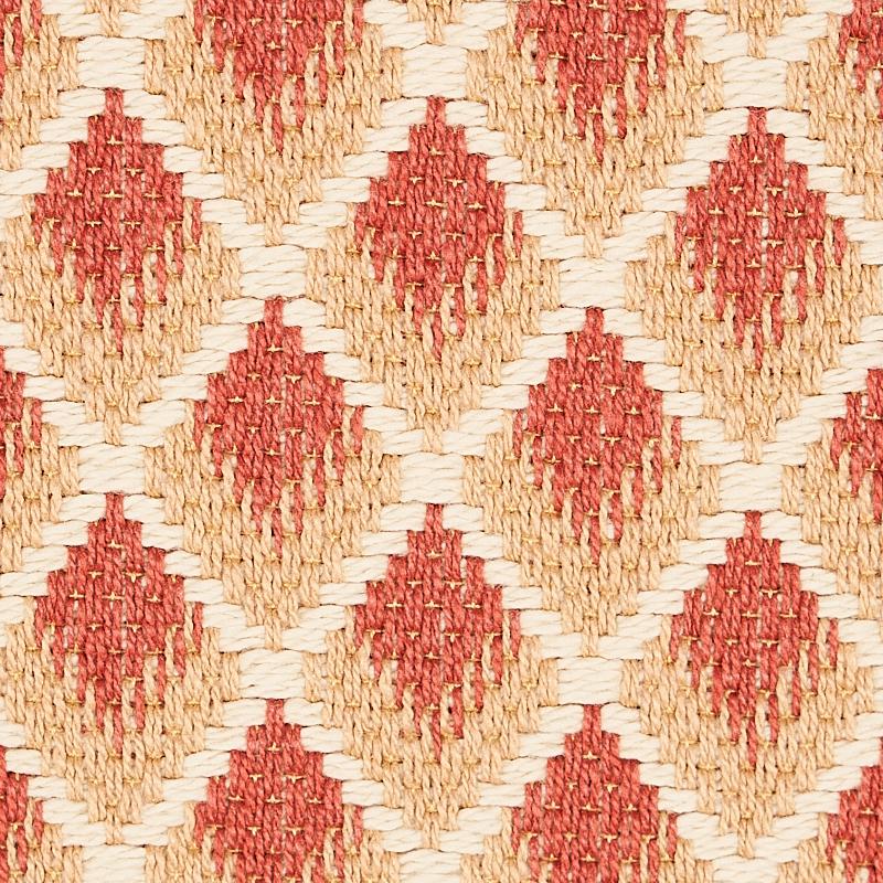 Schumacher Hammerick Diamond Clay Fabric