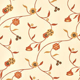 Schumacher Indira Embroidery Spice Fabric