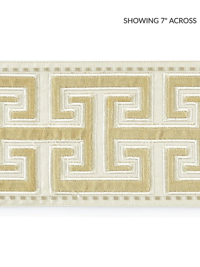 Scalamandre Luxor Velvet Tape Sand Trim