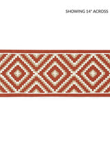 Scalamandre Medina Embroidered Tape Carnelian Trim