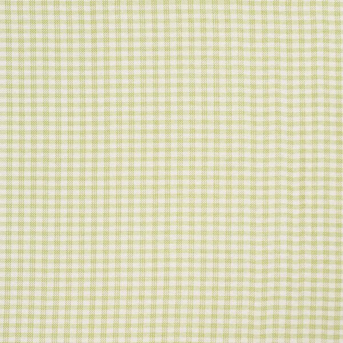 Schumacher Dalton Silk Gingham Leaf Fabric