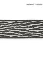 Scalamandre Tiger Tape Charcoal Trim