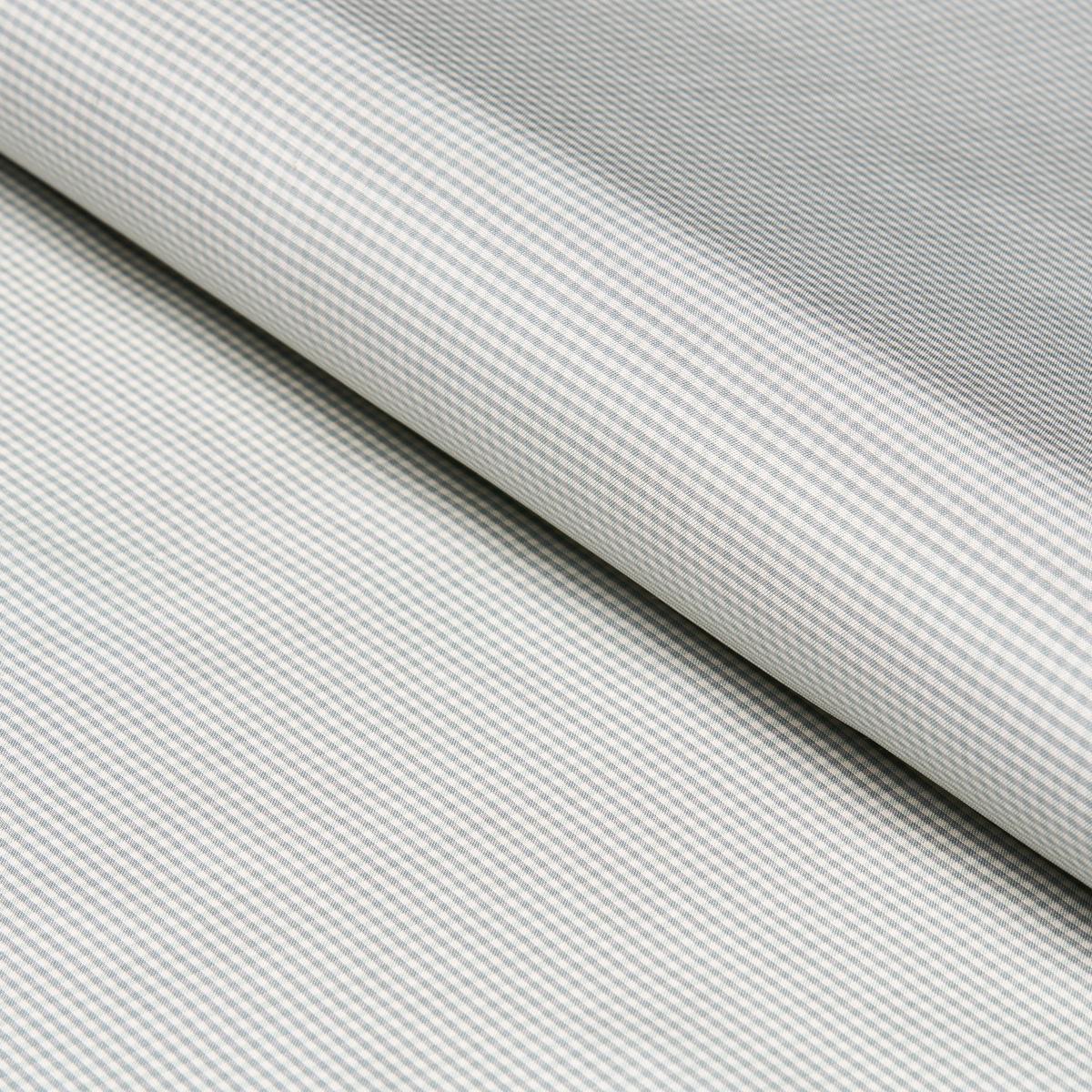 Schumacher Dalton Silk Gingham Chambray Fabric