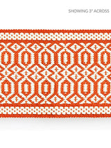 Scalamandre Tulum Diamond Tape Coral Trim