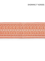 Scalamandre Tulum Diamond Tape Coral Trim