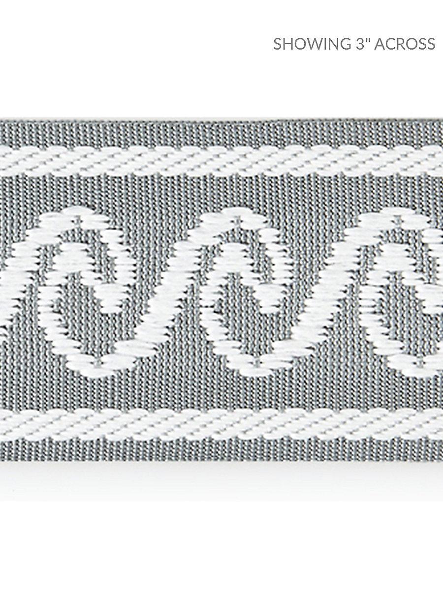 Scalamandre Wave Tape Smoke Trim