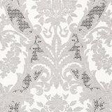 Schumacher Toscana Linen Damask Grisaille Fabric