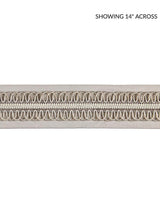 Scalamandre Colette Braided Tape French Grey Trim