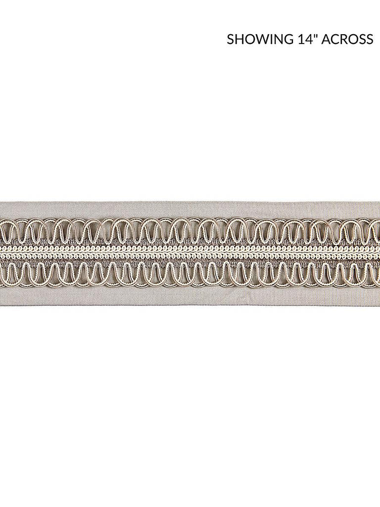 Scalamandre COLETTE BRAIDED TAPE FRENCH GREY Trim