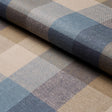 Schumacher Graylyn Plaid Indigo Fabric